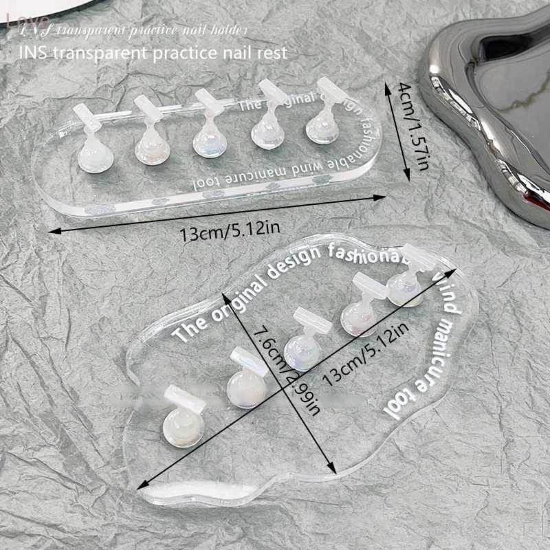 [L&P] マグネットネイルホルダー 付け爪練習スタンド クリスタルベースホルダー ネイルアートディスプレイ アートサロンDIY＆練習用