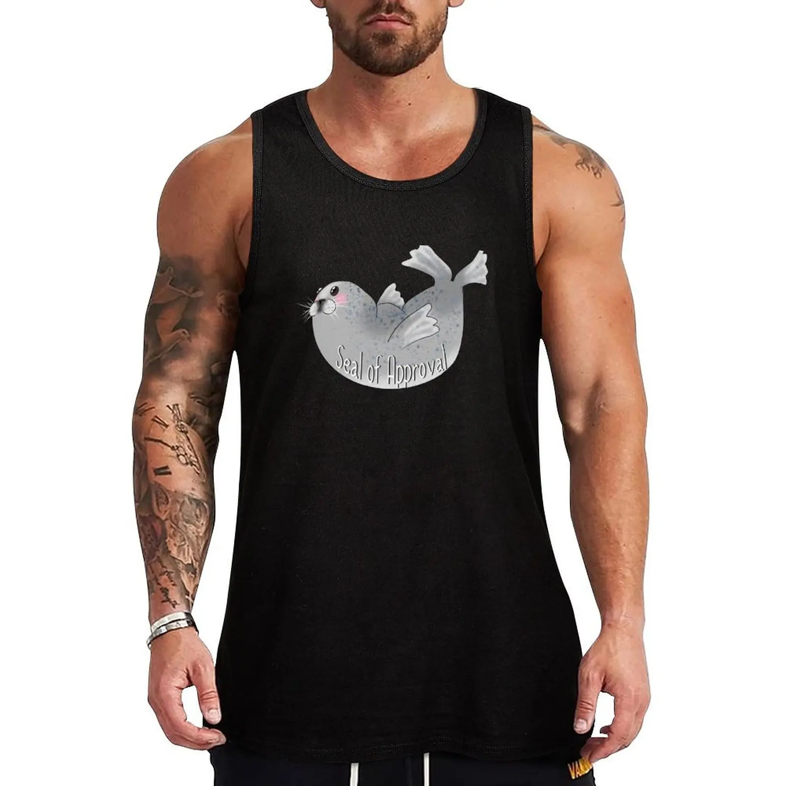 

Seal of Approval Tank Top Sleeveless men sleeveless jackets Men's t shirt