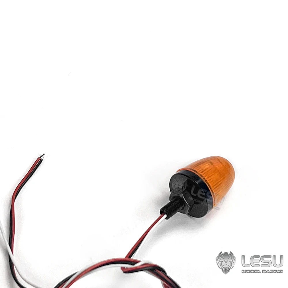 LESU-luz de advertencia giratoria para coche teledirigido, luz de advertencia giratoria para Tractor Tamiyaya RC 1/14, modelo de coche 1263B TH14149