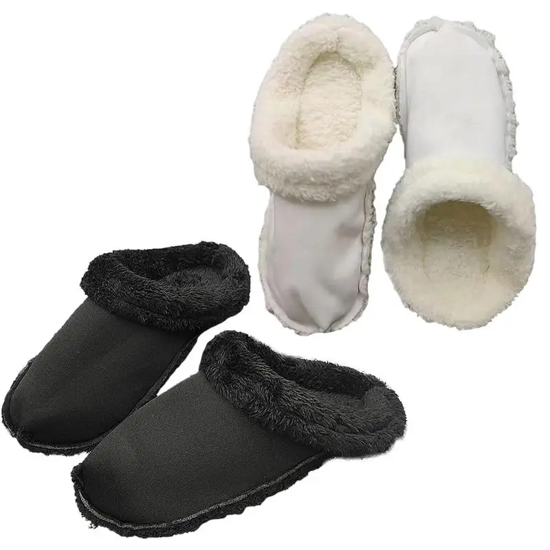 

1 Pair Winter Warm Plush Insoles Shoe Charm For Hole Shoes Velvet Liner Thickened Soft Shoes Cover Shoes Accessories