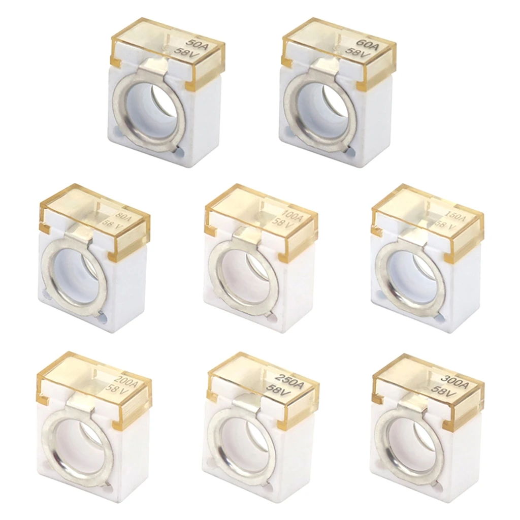 

1 шт., высокопроизводительные предохранители из АБС-пластика, 58 В, водонепроницаемые предохранители, защита цепи из АБС-пластика, модернизация предохранителей для автомобильной и морской применения