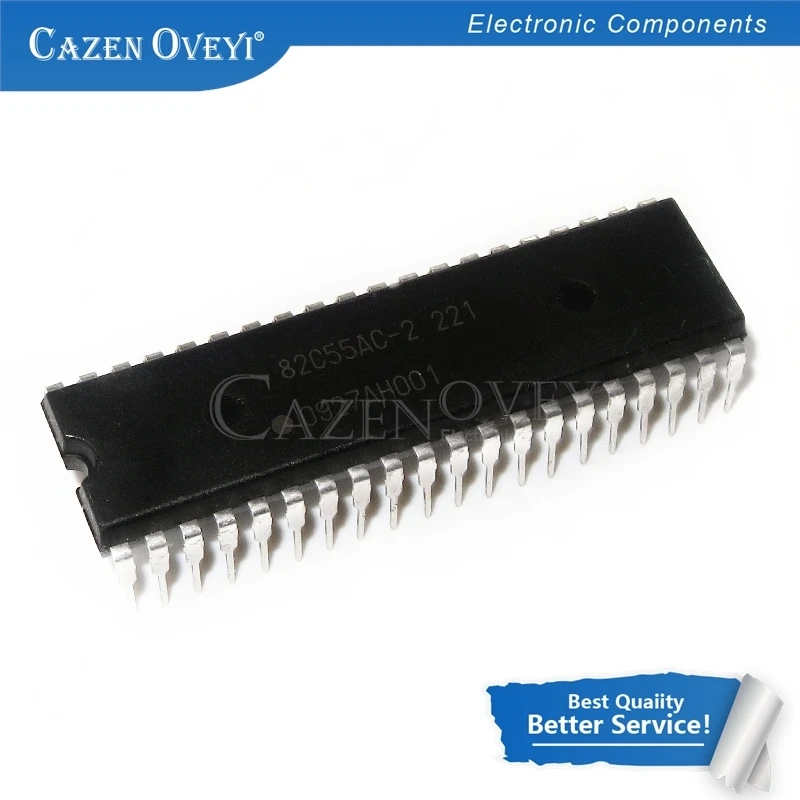 5pcs/lot UPD82C55AC-2 D82C55AC-2 D82C55 82C55 M82C55A-2 M82C55A M82C55 DIP-40 In Stock