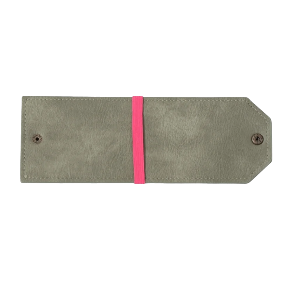 Small With Clasp Cash Wrap Wallet Lightweight Multifunction Money Holder Leather Compact Pocket Wallet Festive