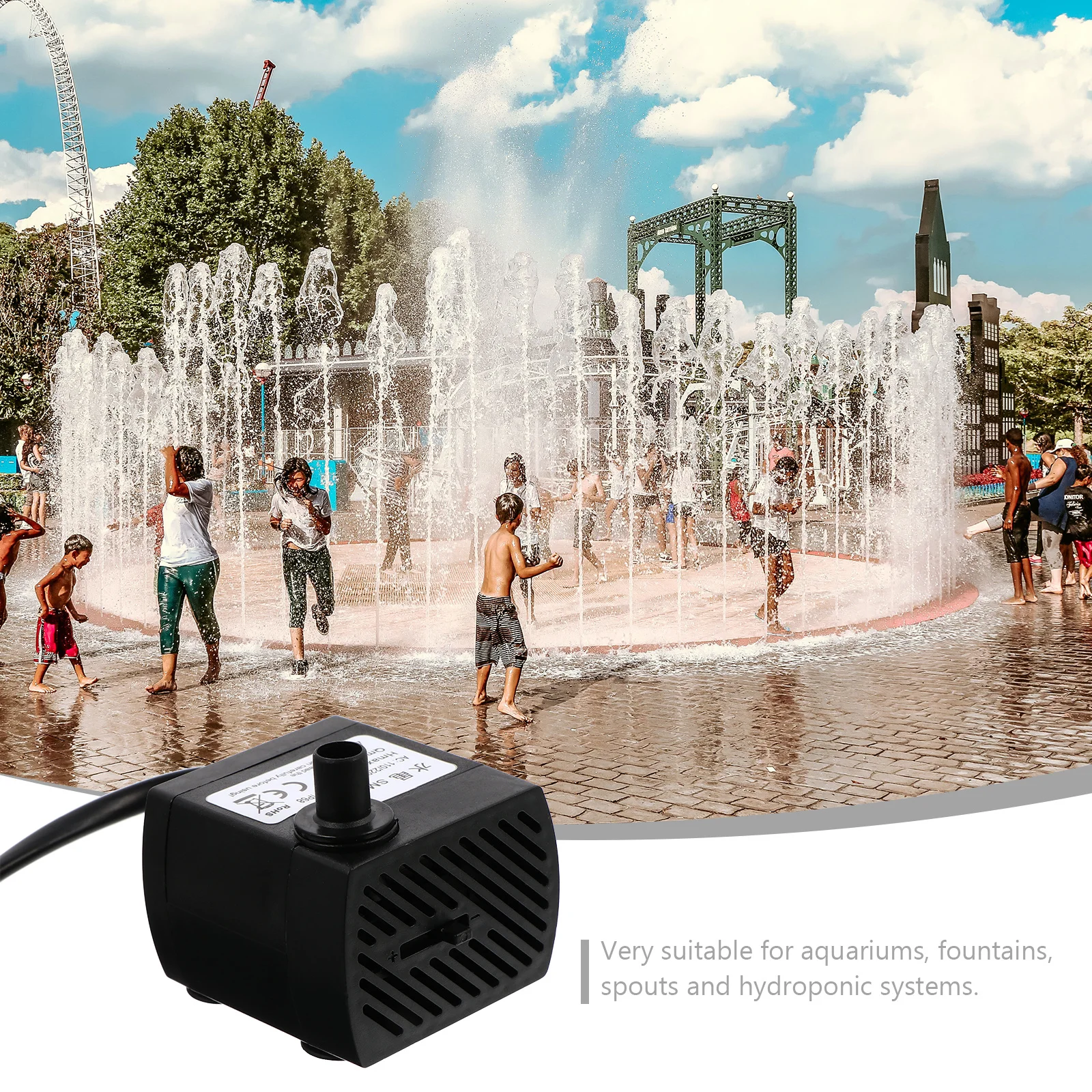 

Submersible Water Pump For Aquarium Fish Tank Adjustable Flow Rate Energy Saving Low Noise Fountain Pond Hydroponic System