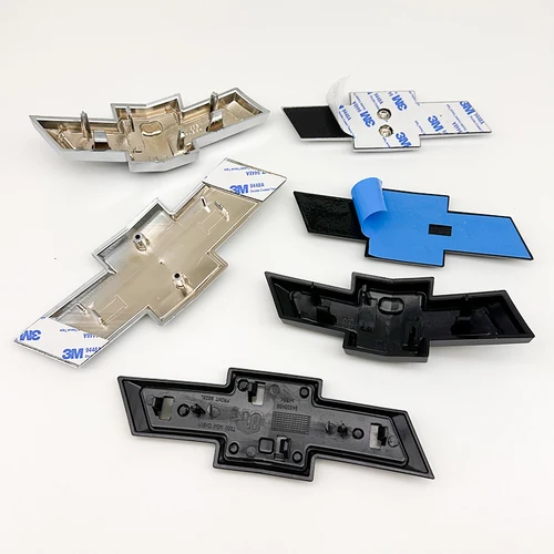Imagen 2 del producto 1 unidad 20,7 cm ABS logotipo delantero del coche parrilla parachoques trasero puerta trasera maletero emblema pegatina accesorios de estilo para Chevrolet insignia Captiva