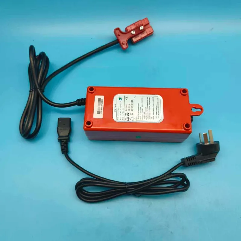 24V 10A Pallet Truck Battery Charger Replacement for Noblelift PWB15 Electric Walkie Stacker Red Connector