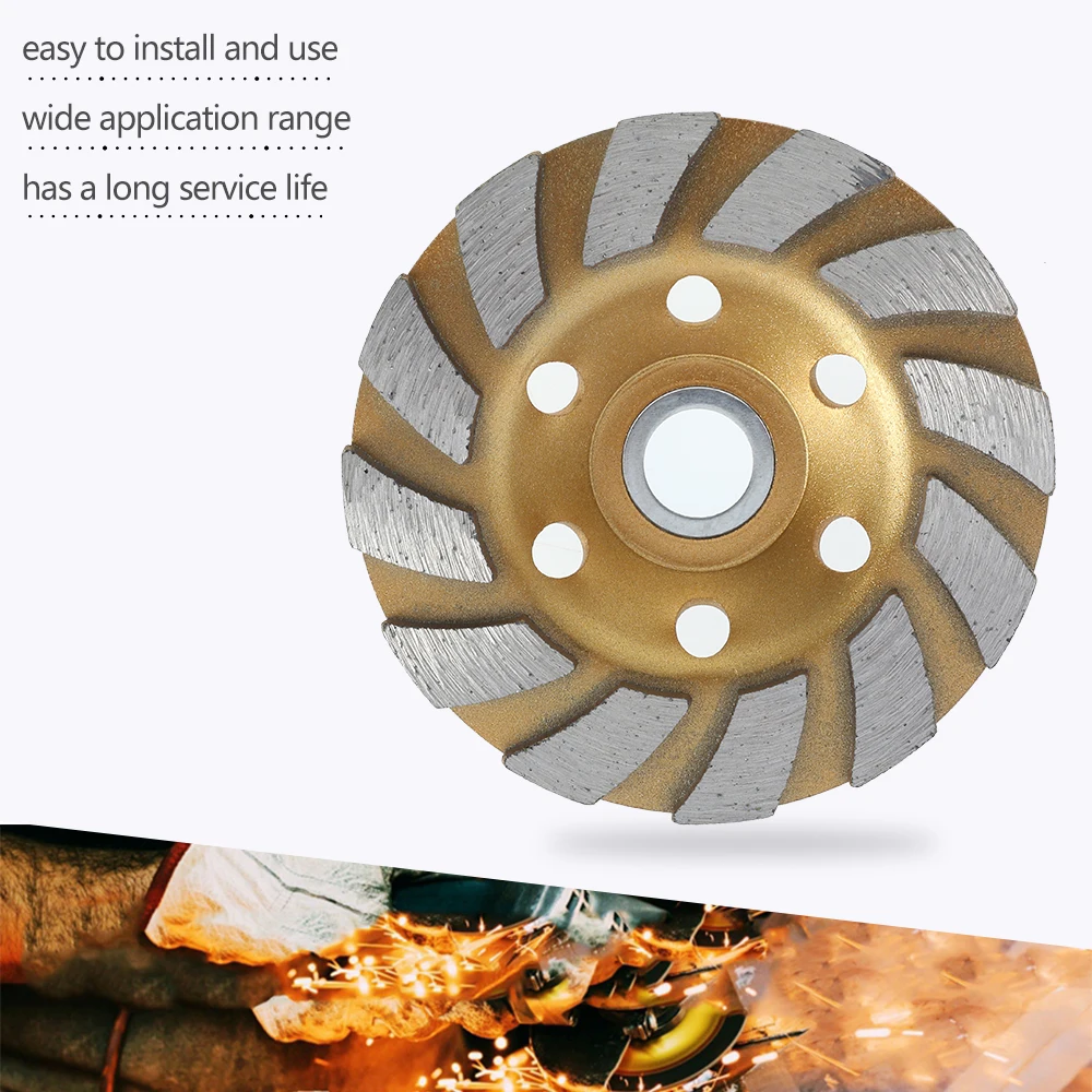 4/5 in Diamond Grinding Disc Angle Grinder Disc Polishing Disc Cup Wheel Abrasive Tools for Concrete Granite Stone Ceramic