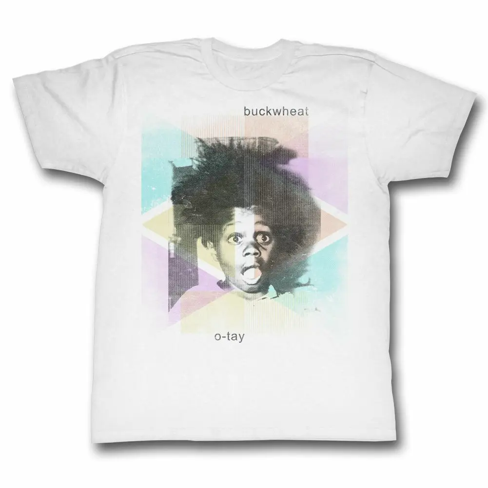 Buckwheat Abstract White T Shirt