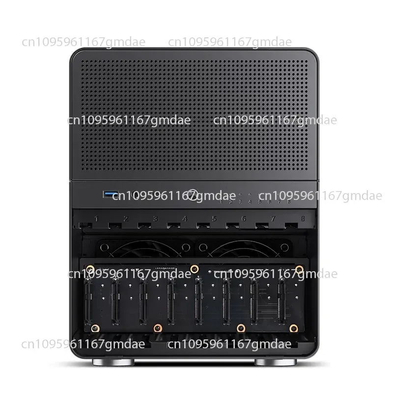 N3 Mini Aluminum Chassis ITX main board Multimedia Server Network Storage Hot Swap 8-bit