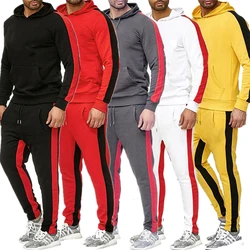 Novos homens/mulheres fatos de treino jogging ternos esportes wear moda hoodie conjunto trending hoodies + moletom conjunto 2 pçs