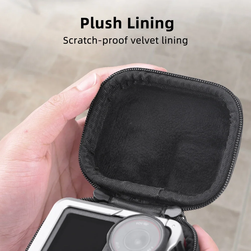 حقيبة Flymile الصغيرة لـ DJI Osmo Action 5 Pro Cage حقيبة تخزين نصف مفتوحة سريعة الإصدار ملحقات حقيبة حمل