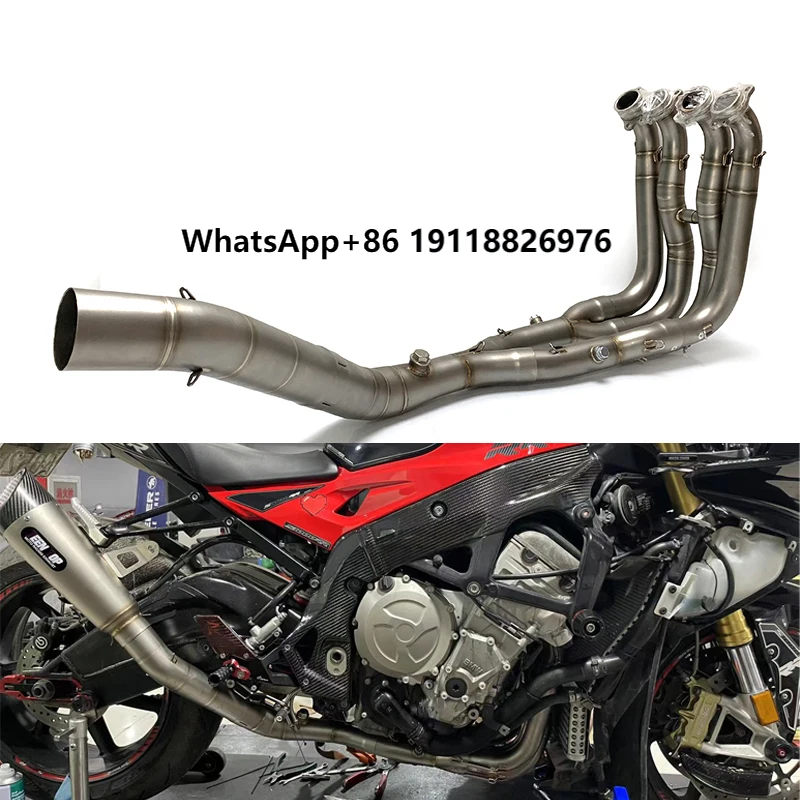 

2011 2012 2013 2014 2016 2017 for S1000RR 2010-2018 S1000R 2015-2018 Motorcycle Exhaust System Exhaust Pipe Front Header