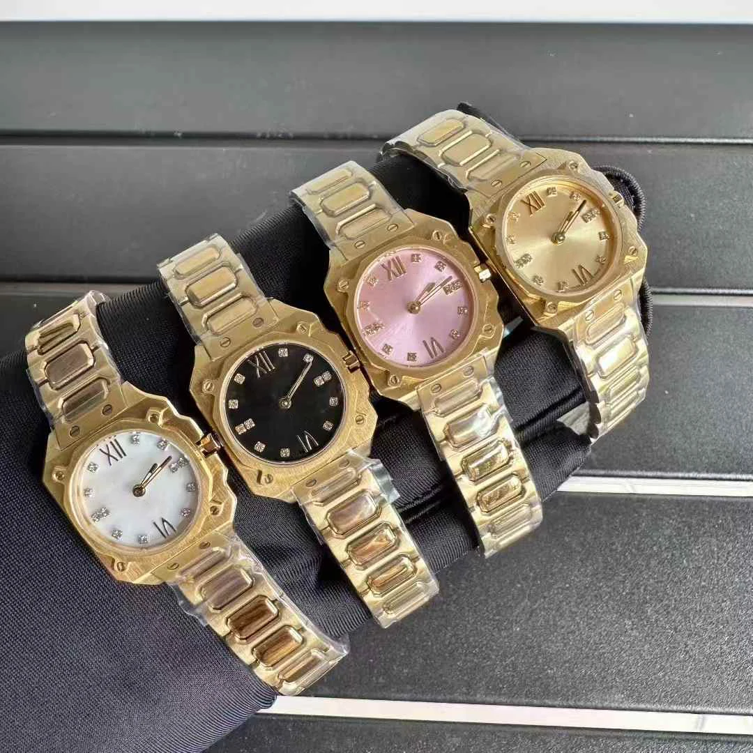 Модные брендовые наручные часы для женщин и девочек в стиле бриллиантов 30 мм, высококачественные японские кварцевые часы со стальным ремешком, роскошные часы GC48