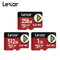Lexar PLAY PRO microSDXC Express Card 256GB 512GB 1TB Read Up to 900MB/s V30 Micro SD Card U3 C10 Memory Card for Switch Tablet