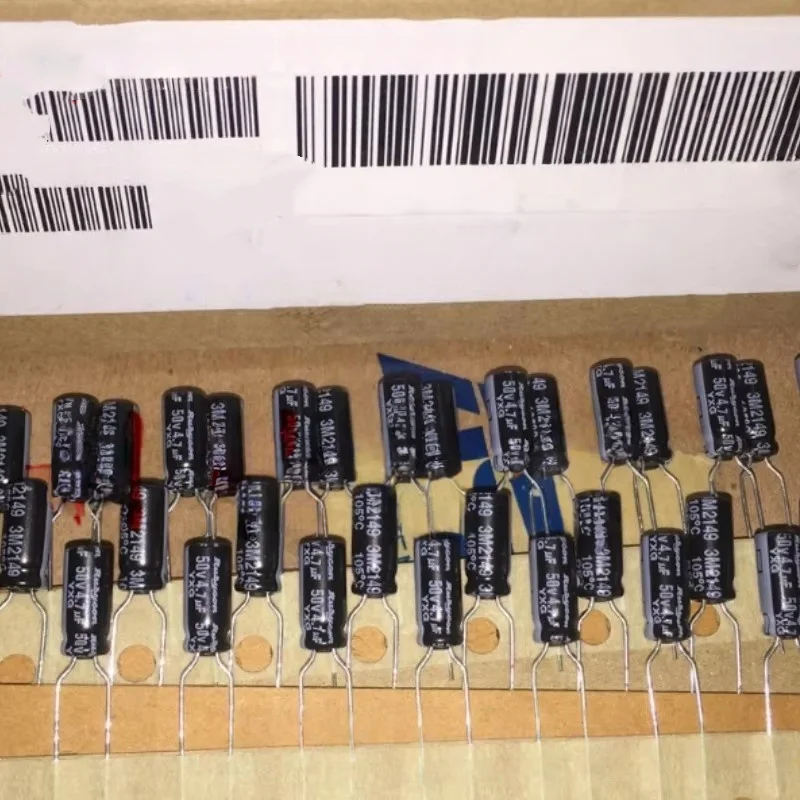 50PCS 4.7UF 50V electrolytic capacitor 50V 4.7UF 5X11