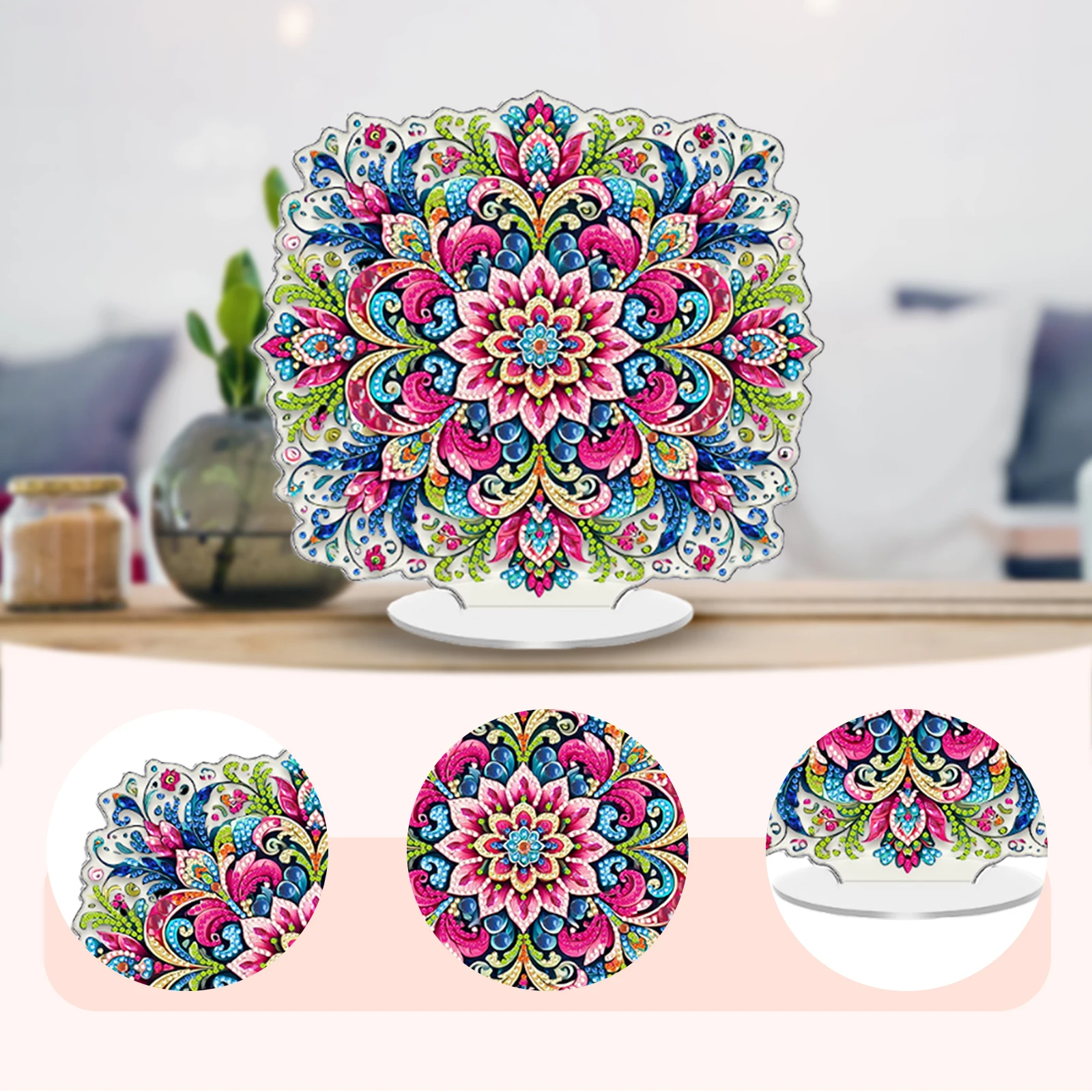 Flower DIY 2D Flat Acrylic Dia - Resin Art Table Top review and price