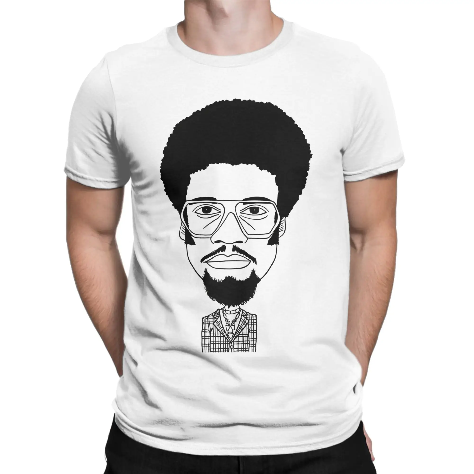 Drawing Portrait Of The King Of Jazz Men's T Shirts Herbie Hancock Humor Tee T-Shirt Pure Cotton Plus Size Clothing