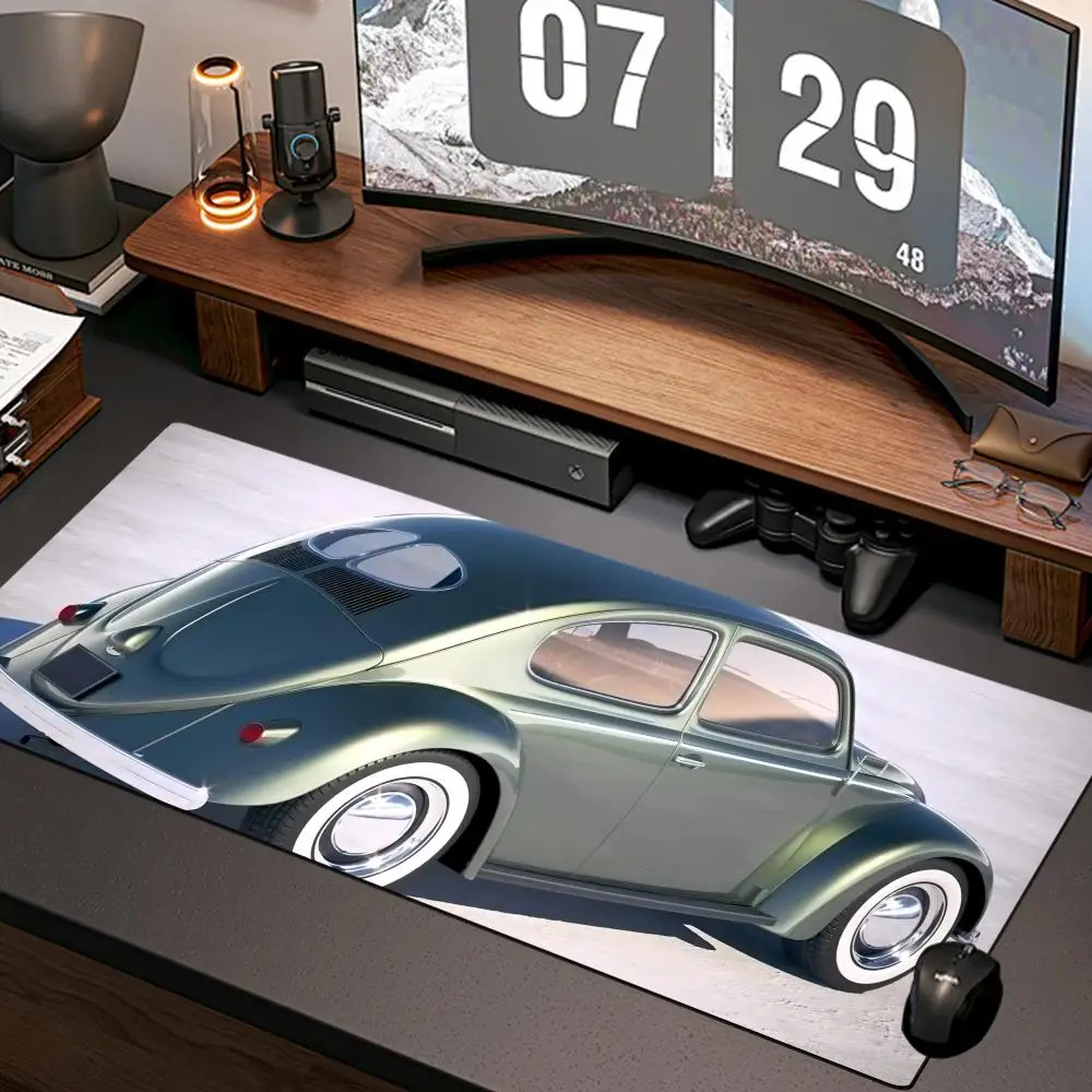 beetle car Mouse Pad New Computer Home Mousepad XXL Desk Mats Natural Rubber Office Anti Slip Gaming Accessories pad