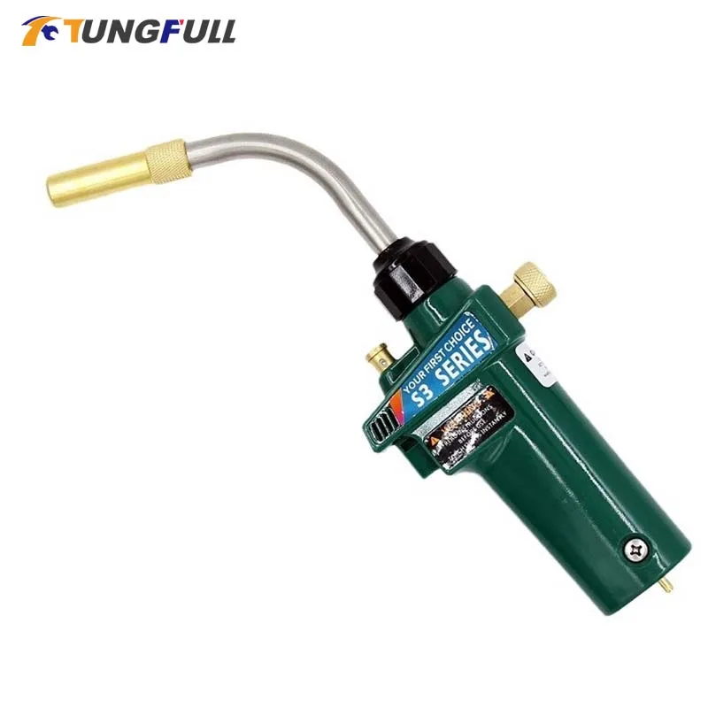 High Temperature Flame Gun Lockable Oxygen-Free Welding Gun Welding Air Conditioning Repair