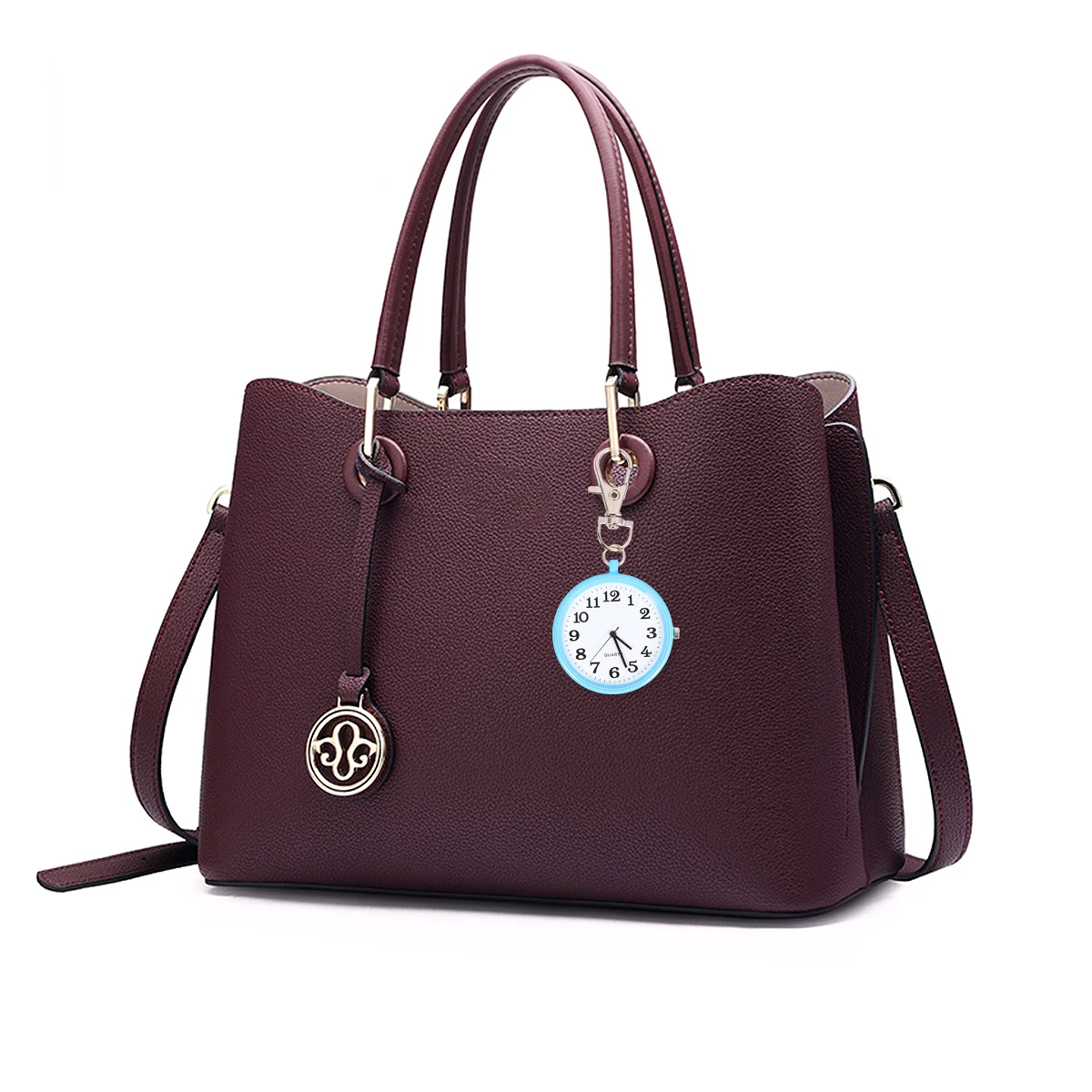 مشاهدة السماء الزرقاء سلسلة معلقة سلسلة قلادة قلادة قلادة ساعة ريترو هدية للرجال ساعة قلادة النساء