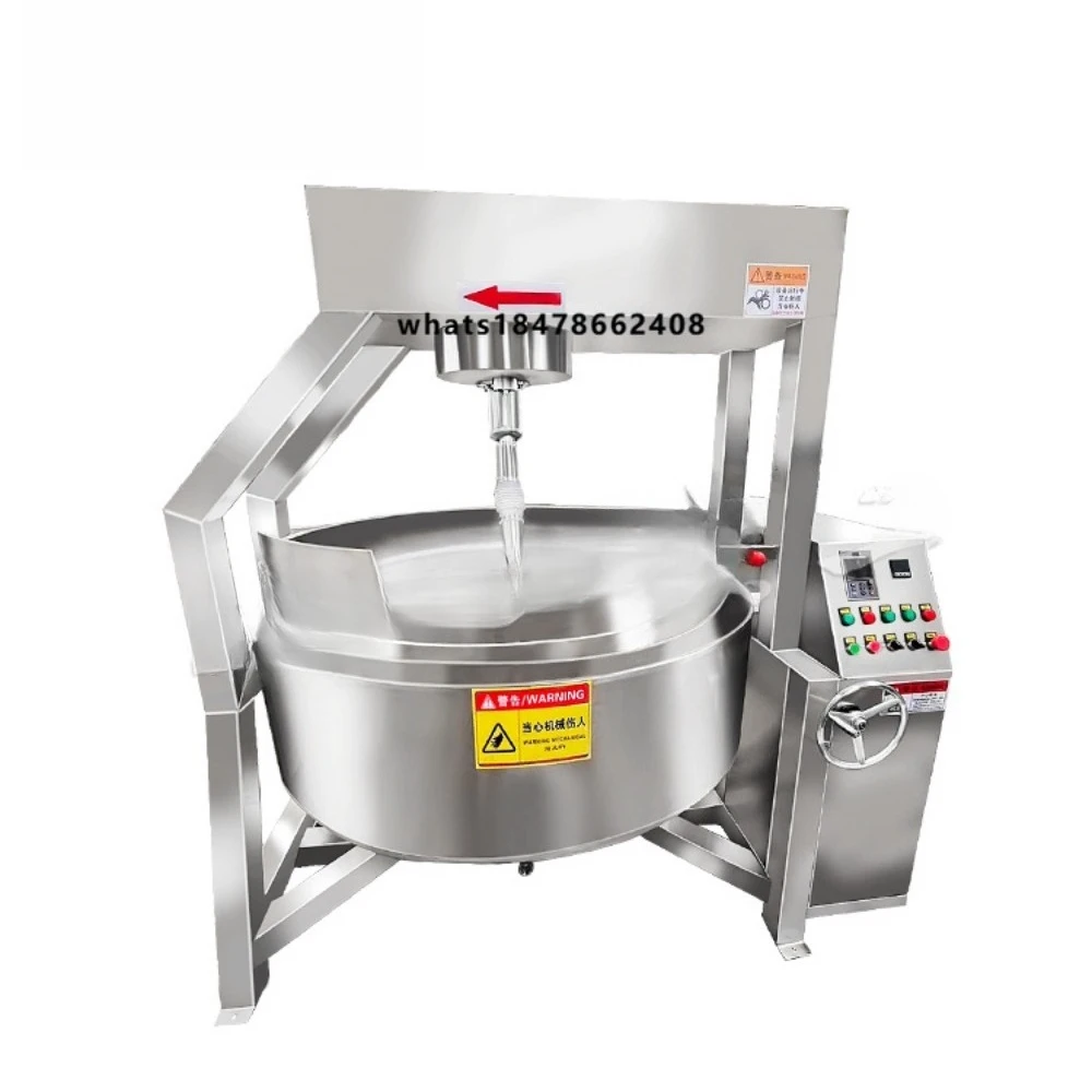 Semi-Automatic Industrial Planetary Cooking Mixer Wok for Paste and Caramel