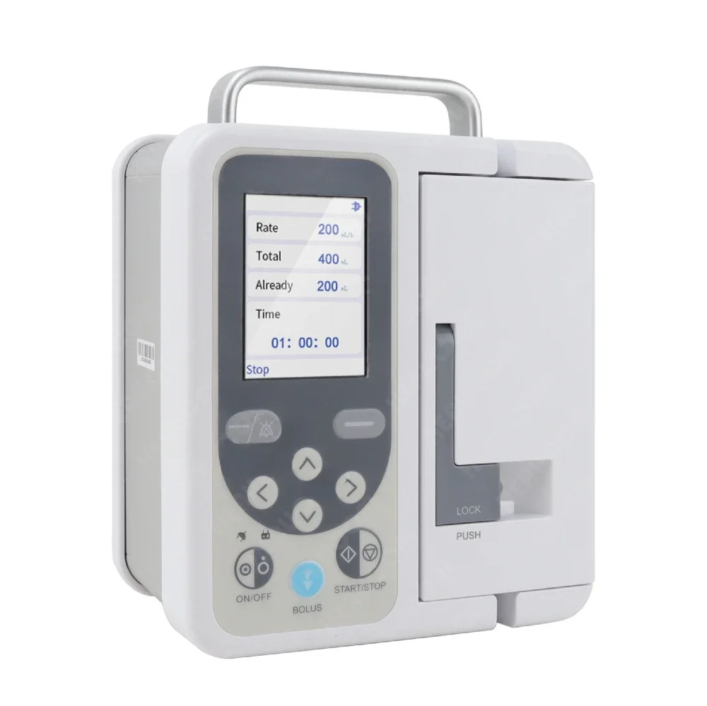 SP750 Portable LED Screen Animal Human IV Medical Infusion Pump