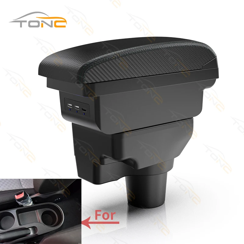 

For Kia Rio 4 Armrest For Kia Rio Car Armrest Auto Storage Box Car Accessorie Retrofit parts Interior details 2018-2022