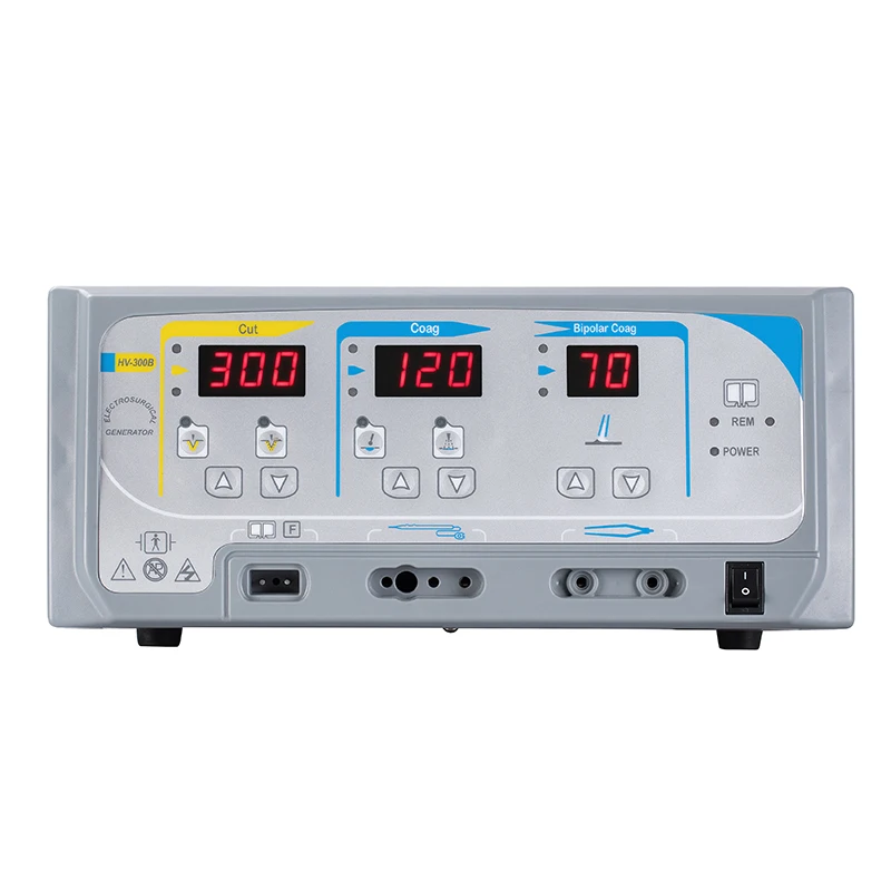 Máquina de operação de alta frequência para cirurgia hospitalar, máquina portátil de cauterização, diatermia, faca eletromecânica