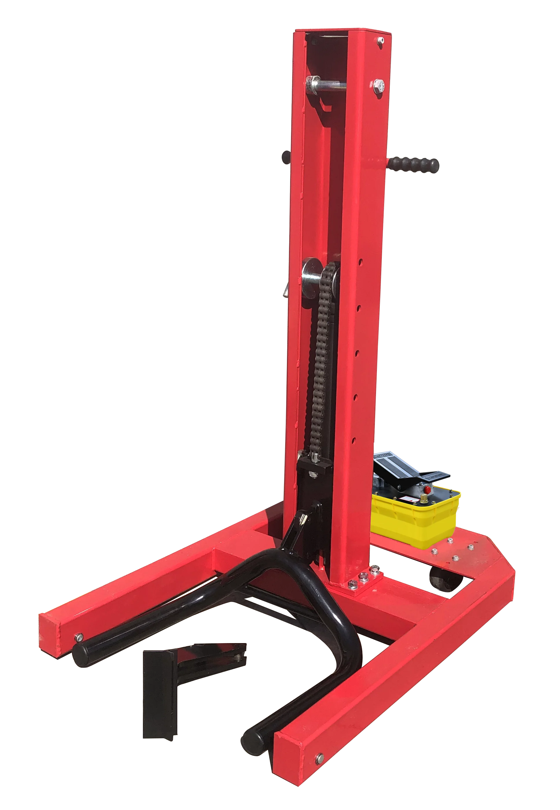 3000LB Portable Single Post Car Lift One Cylinder Hydraulic Lift One Column 1 Post Vehicle Lifter Car Lifting Equipment