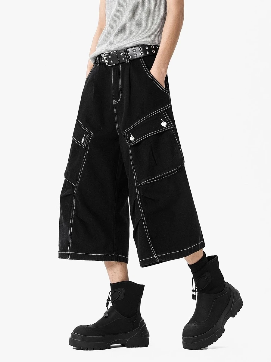 American Sle Hot Girl orts Bla Low Waist Seven-Five Denim Broek Dames uitlopende werkkledingbroek Five-Five broek