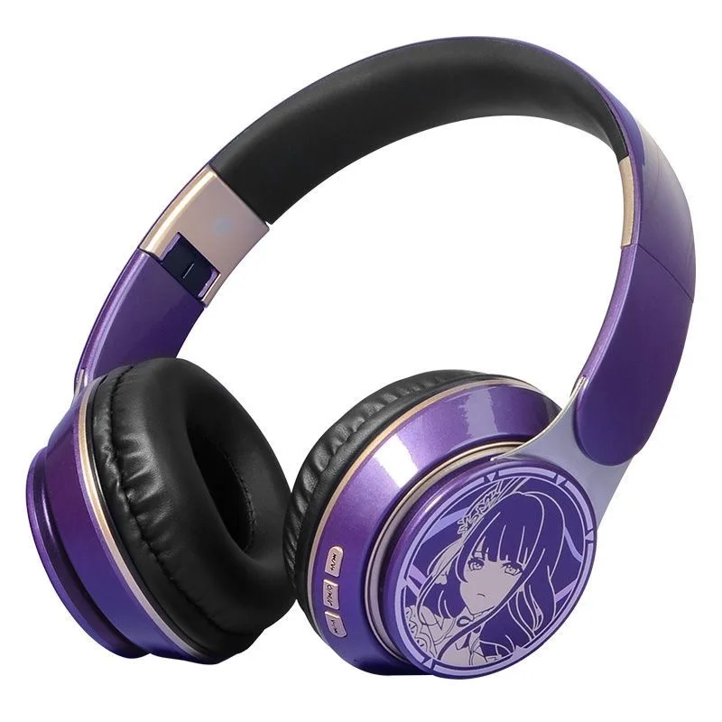Genshin Impact Theme Headphones Audifonos Klee Xiao Beelzebul Hutao Zhongli Kaedeharakazuha Wireless Cosplay Bluetooth Headset