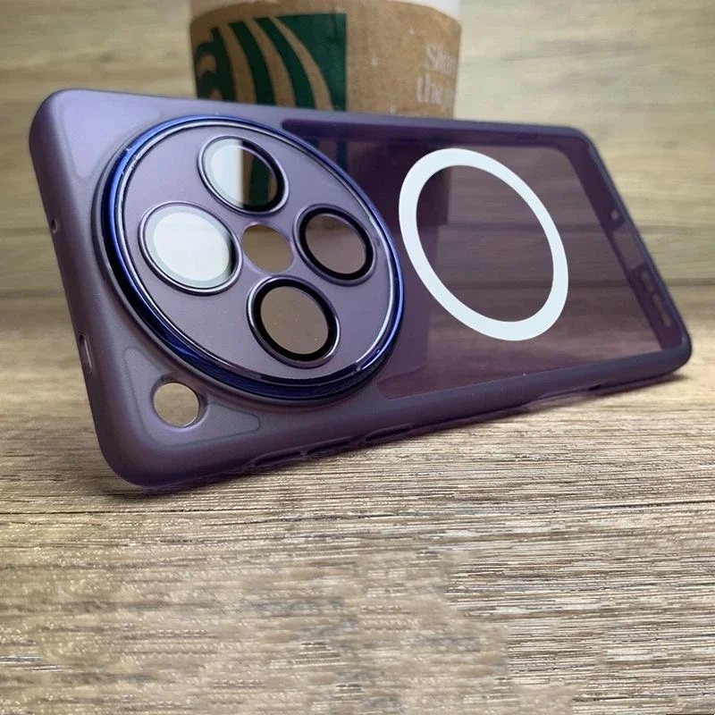 OPPO Find X8 Pro X7 Ultra 카메라 보호 필름 MagSafe 케이스 (Find X6 Pro X8S Plus 호환) 소프트 실리콘 충격 방지 투명 범퍼