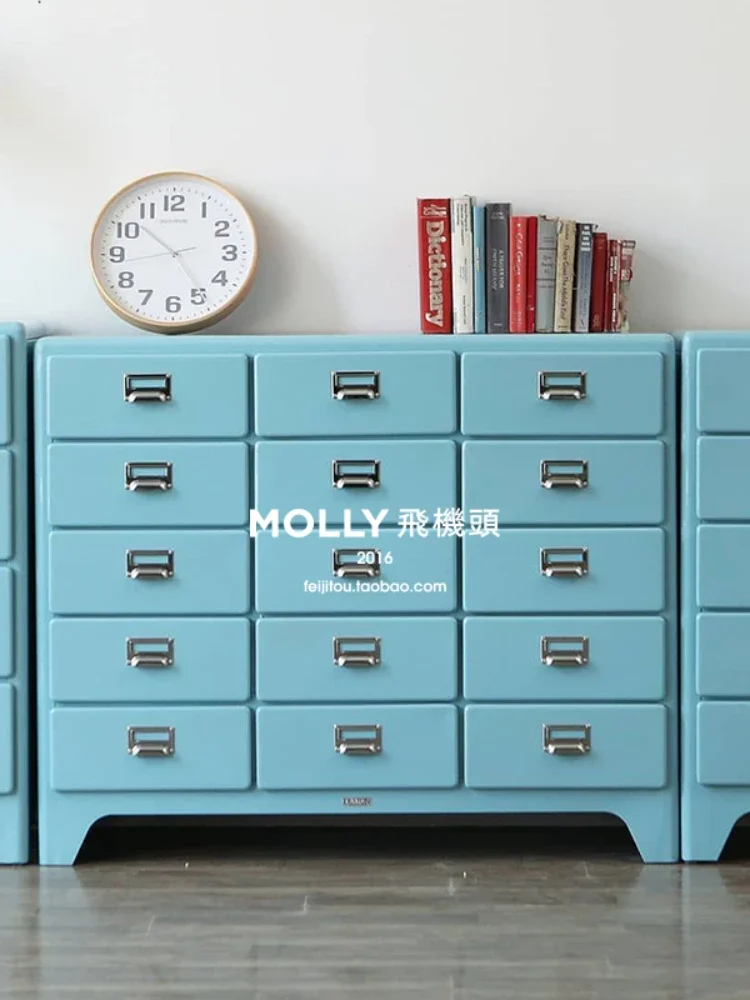 Metal File Household Office Storage Hallway Chest of Drawers