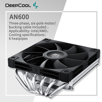 DEEPCOOL AN600 6 Heat Pipe Downward-pressing CPU Air Cooler Radiator 120mm Mute Cooling Fan For Intel LGA1700 1200 115X AM5 AM4