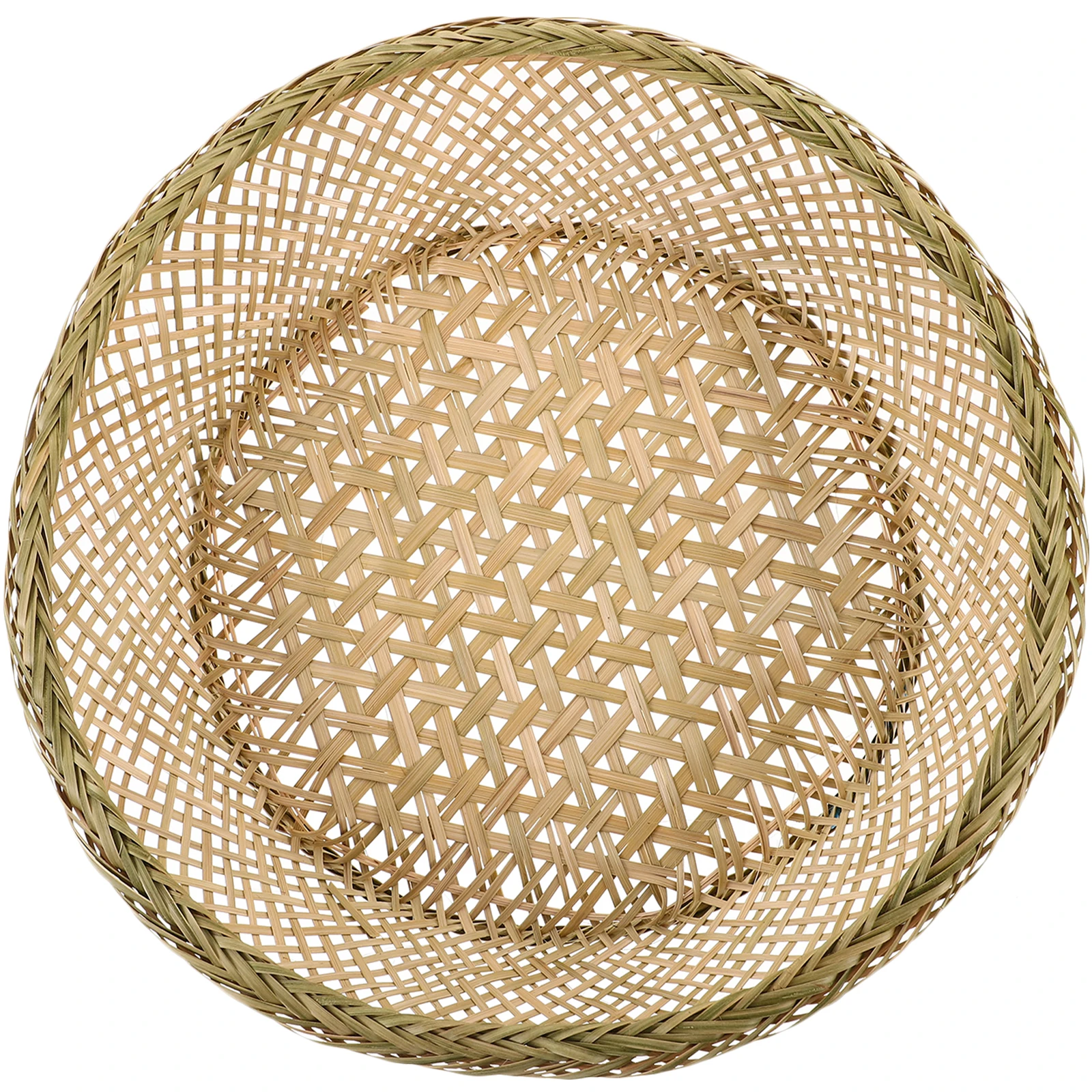 

Bamboo Egg Basket 27cm Woven Storage Baskets for Fruit Vegetable Safe Rural Style Portable Space Saving Exquisite Craft