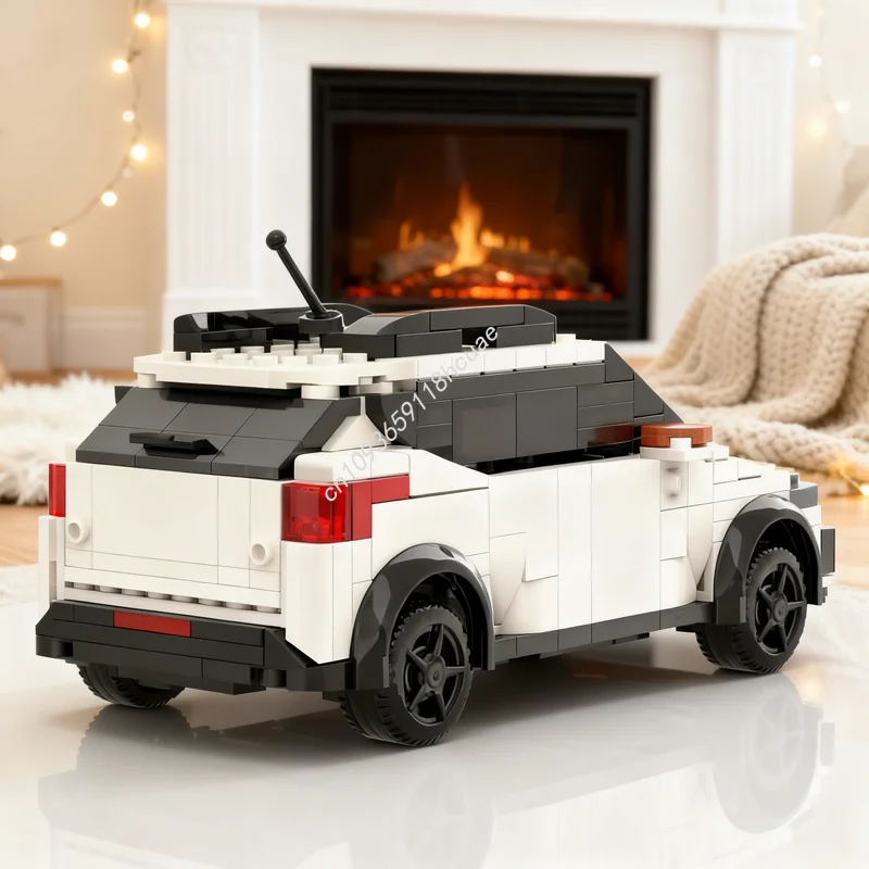 321pcs MOC City Champions Dacia Sandero Stepway Model Building Blocks Architecture Christmas Gifts Creative Idea Toy Education