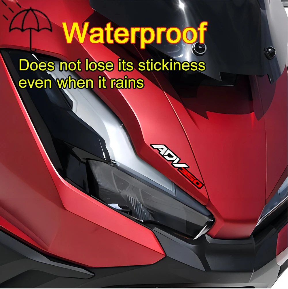 Motorstickers Reflecterend Stuur Sticker Waterdicht Adv 350 Accessoires Voor Honda Adv350 ADV-350 2022 2023 2024