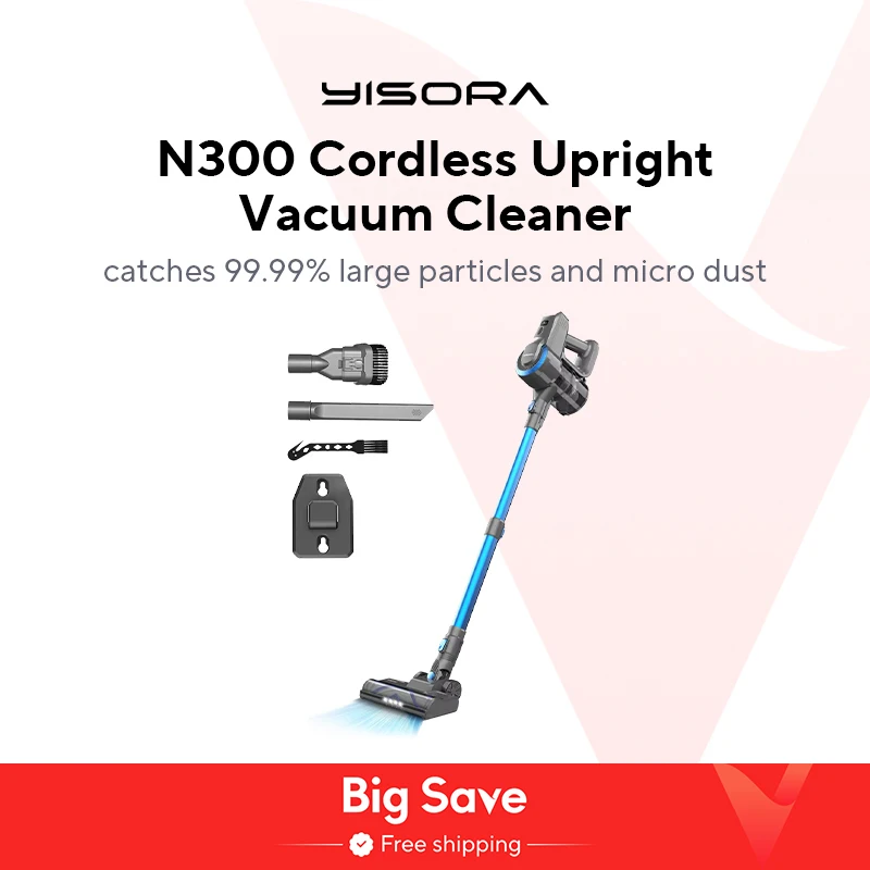 YISORA N300 Cordless Upright Vacuum Cleaner – Only 99.93! Unbeatable Price for Ultimate Cleaning Power YISORA N300 Cordless Upright Vacuum Cleaner – Only 99.93! Unbeatable Price for Ultimate Cleaning Power