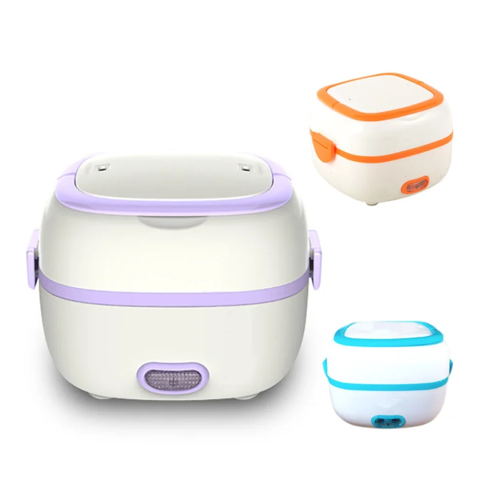 Multi-purpose Electric Heating Lunch Box Cooking Plug-in Insulation Electronic Lunch Box Mini Heating Rice Warmer Dinnerware