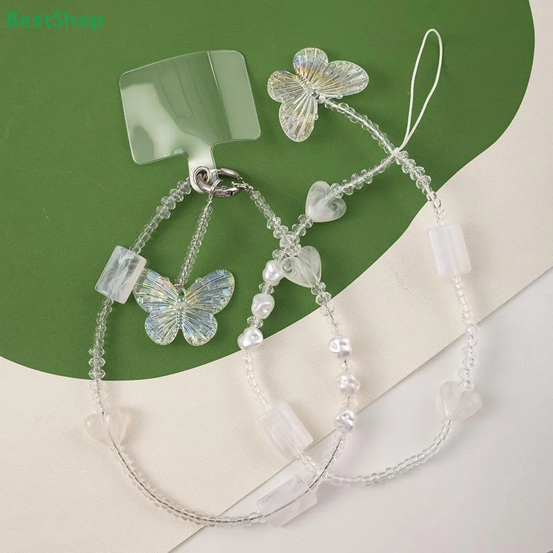 Korean Bowknot Short Hand Wrist Lanyard Pendant Phone Strap For Cell Phone Earphone Backpack Camera Chain Anti-lost Hanging Rope