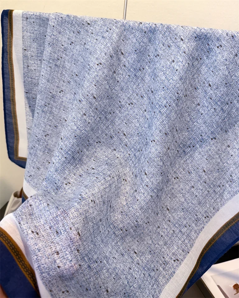 الطازجة الملمس وشاح مربع للنساء القطن الكتان الشعور وشاح للرقبة شال الاعوجاج أنيقة منديل عصابات السيدات الحجاب