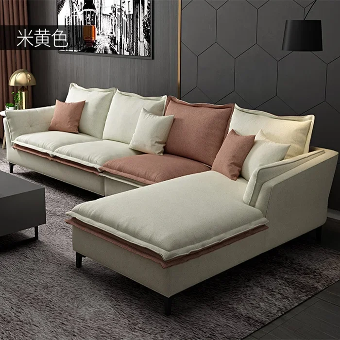 

Luxury Modular Sofas Sectional Sofa Leather Living Room Furniture Corner Sofa Set