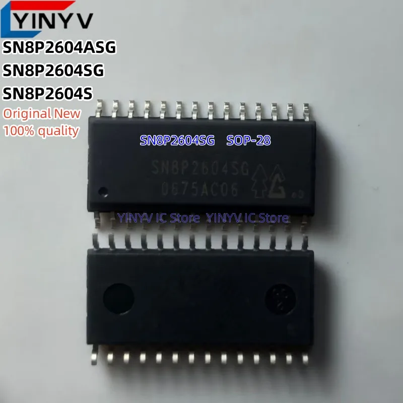 10Pcs SN8P2604ASG SN8P2604SG SN8P2604S SN8P2604 SOP-28 8-Bit Micro-Controller Chipset Original New 100% quality