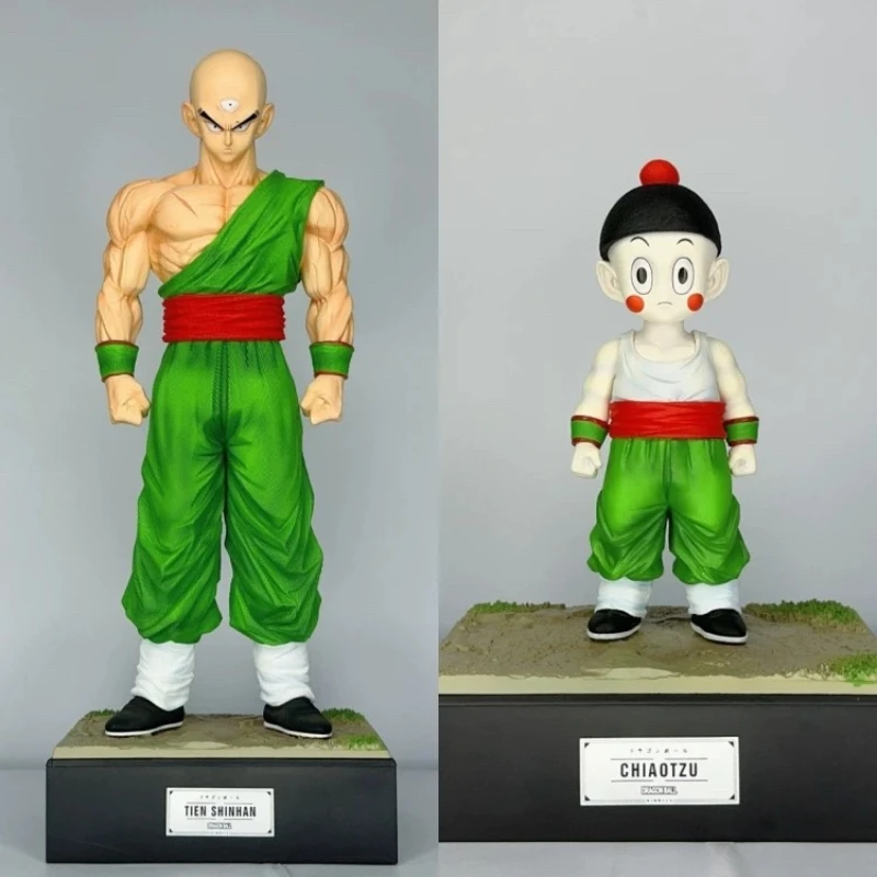 Anime Dragon Ball Figures Z Fighters Chaoz Tien Shinhan Action Figures 31cm PVC Model Collection Ornament Toys Holiday Gifts