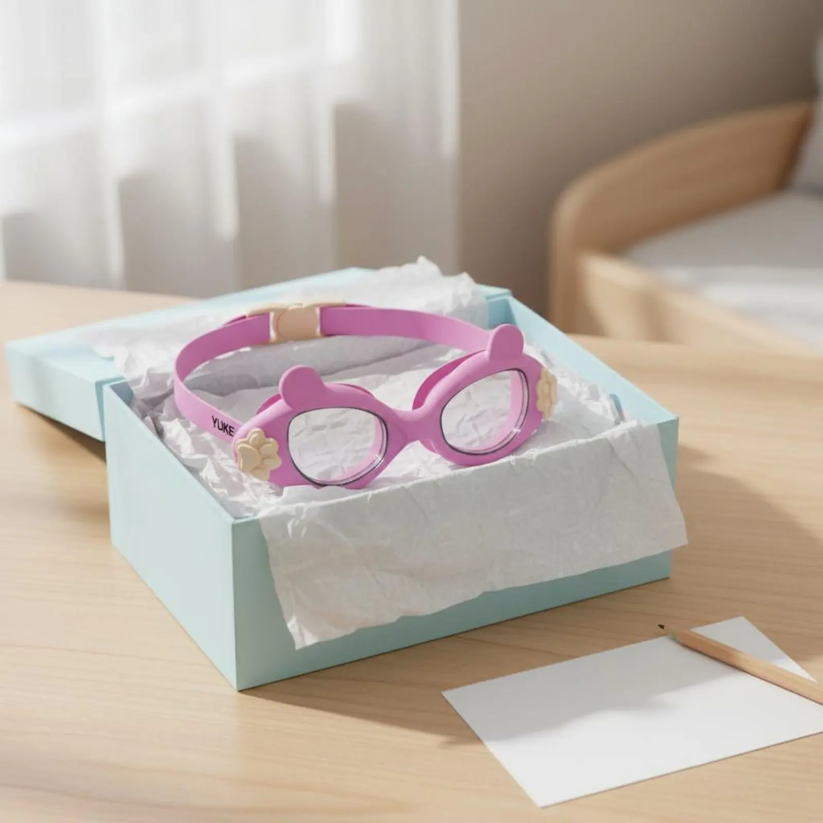 Kids Swim Goggles Comfortable Fit Children's Swimming Goggles Diving Eyewear Soft Silicone Sports Accessory Wide View view 5