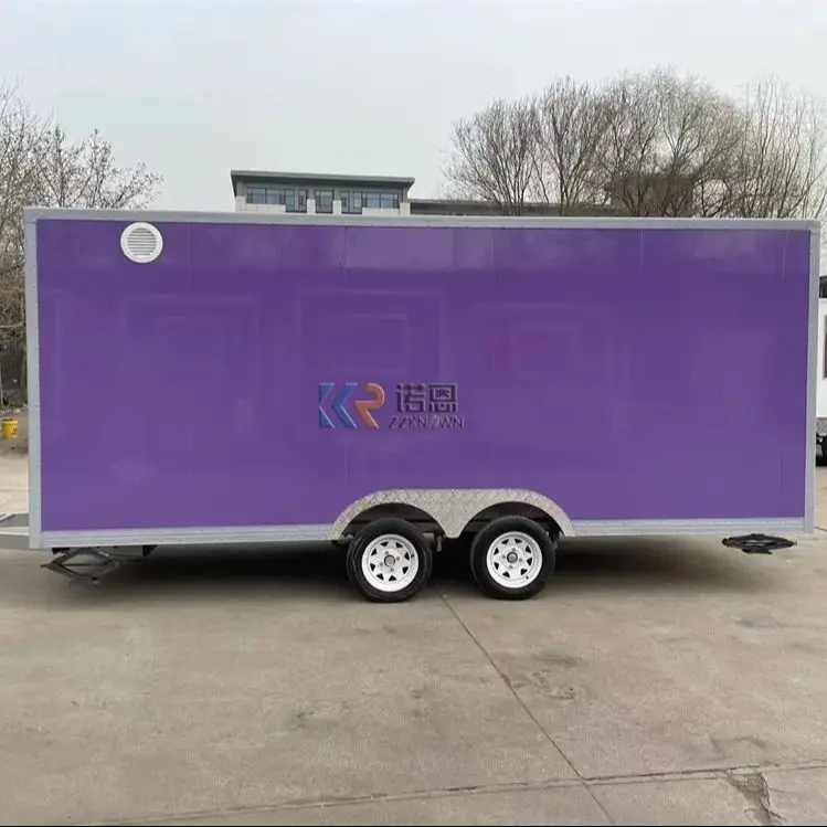 モバイルフードトラック、完全なケータリング機器、ストリートファーストフードトレーラー、ピザカート、販売用バン、アウトドア