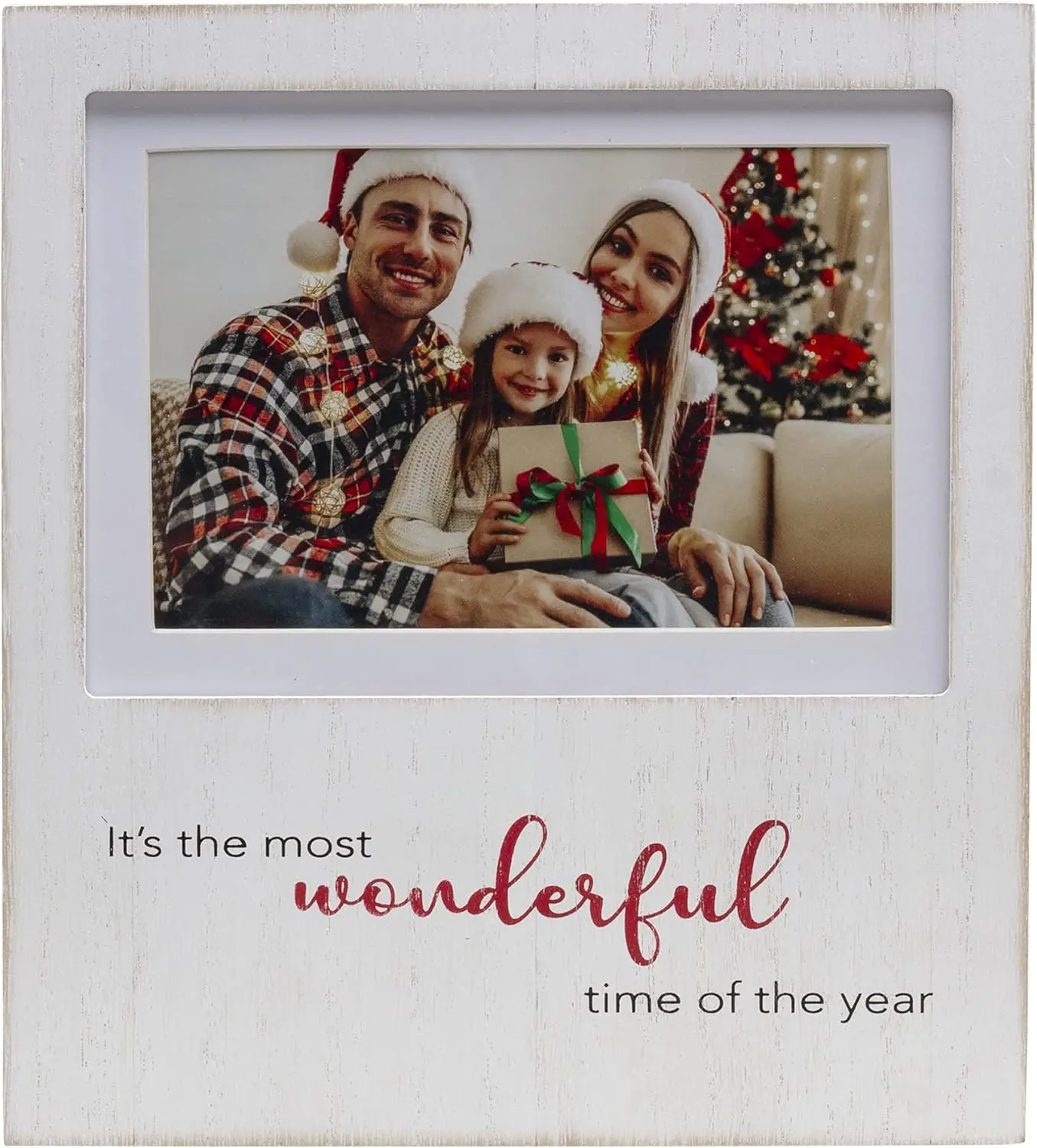 

Most Wonderful Time Of The Year 6"" X 4"" Or 7"" X 5"" Wood Picture Frame