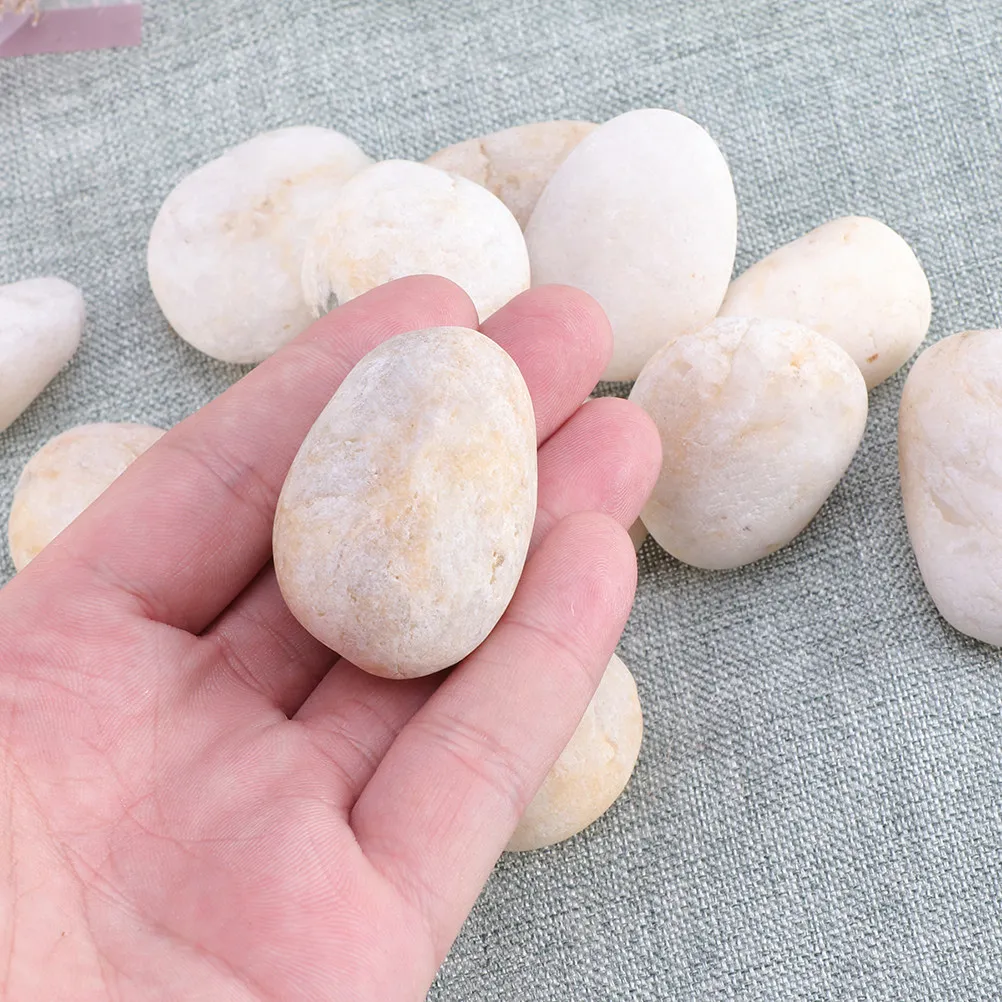 1 Bag Painting Rocks Smooth High Quality DIY Drawing Painted Stones Ready to Paint Polishing Pebbles for Personalized Art