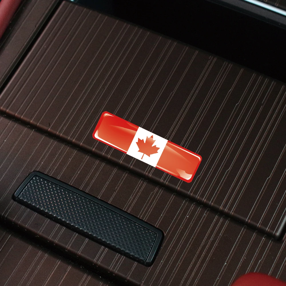 Kanada Bayrağı 3D Epoksi Reçin - Motorcycle Gear Canada incelemesi ve fiyatı