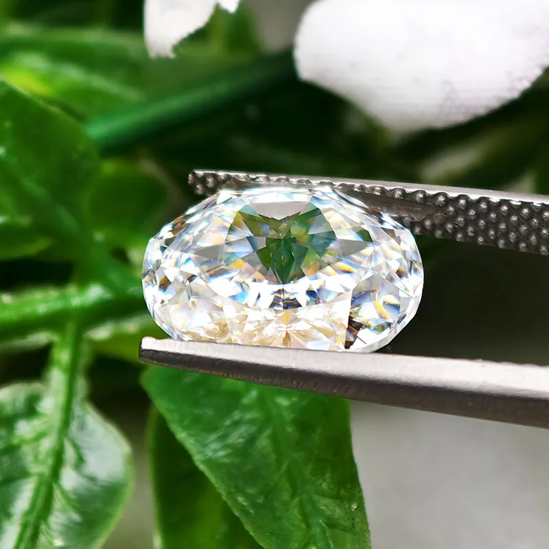 

Top Quality White Moissanite Loose Stones 0.5-5.0ct D Color Moissanite Stone Wish Cut With GRA Certificate